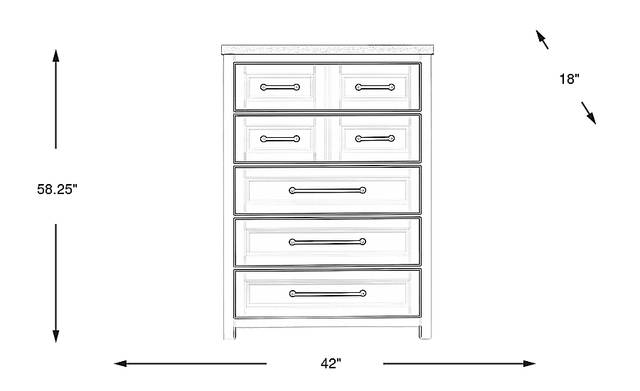 Dimension Image. Please refer to the Dimension Tab on this page for dimension details.