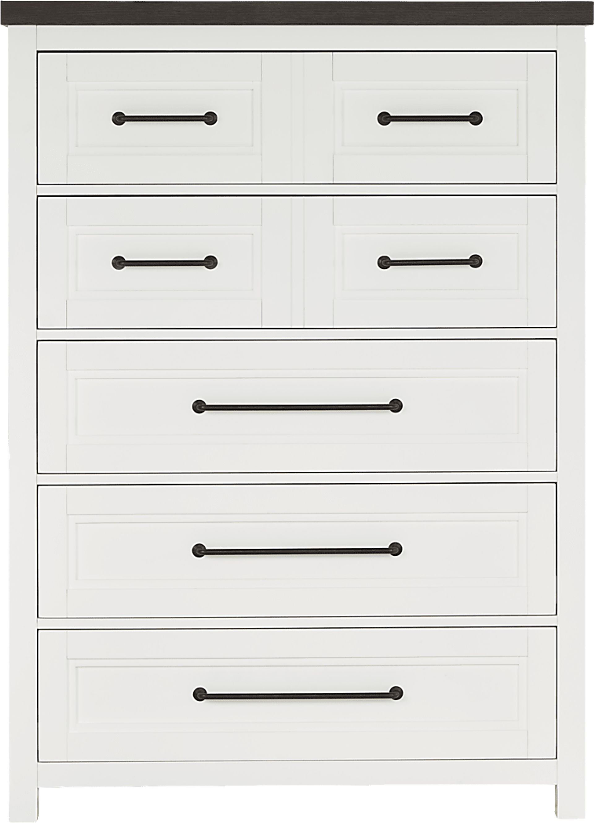 Tremblay Square White 5 Pc King Storage Bedroom - Image 6