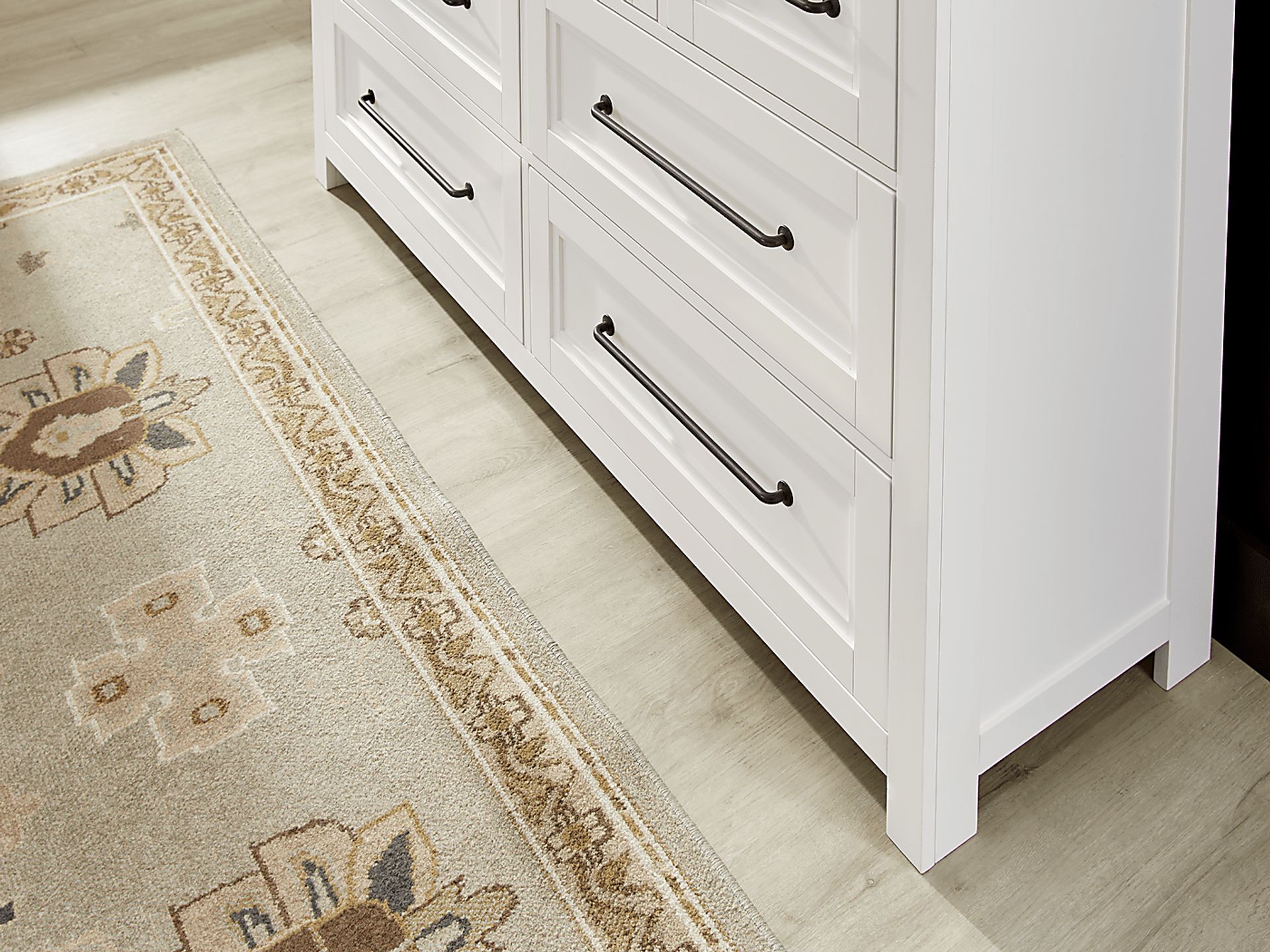 Tremblay Square White 5 Pc Queen Storage Bedroom - Image 8