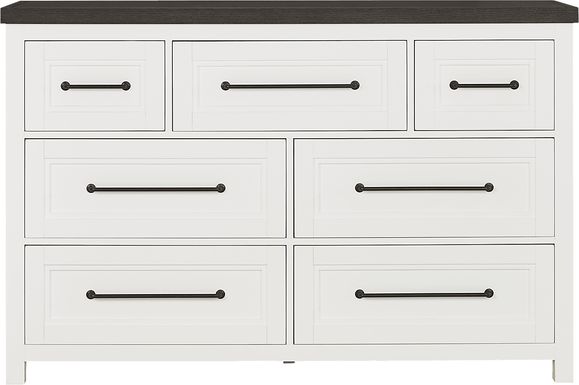 Tremblay Square White Dresser
