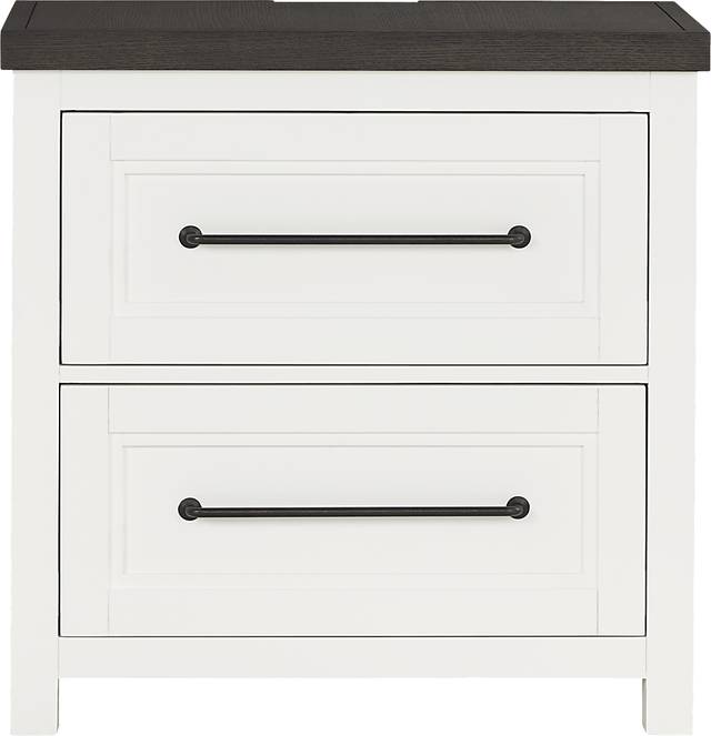 Tremblay Square White 5 Pc King Storage Bedroom - Thumbnail - Image 7