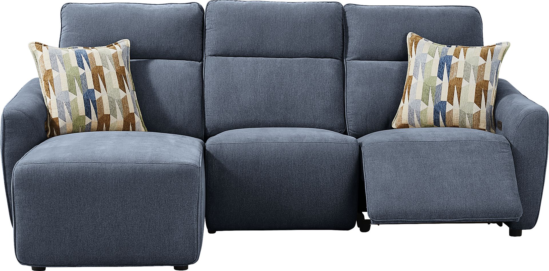 Tremont Indigo 3 Pc Power Reclining Sectional - Image 1