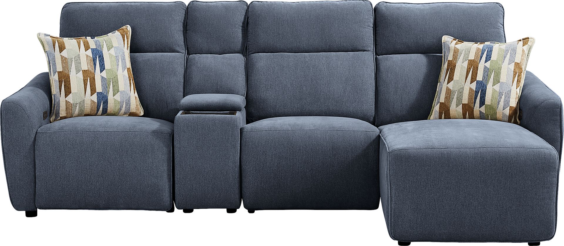 Tremont Indigo 4 Pc Power Reclining Sectional - Image 4