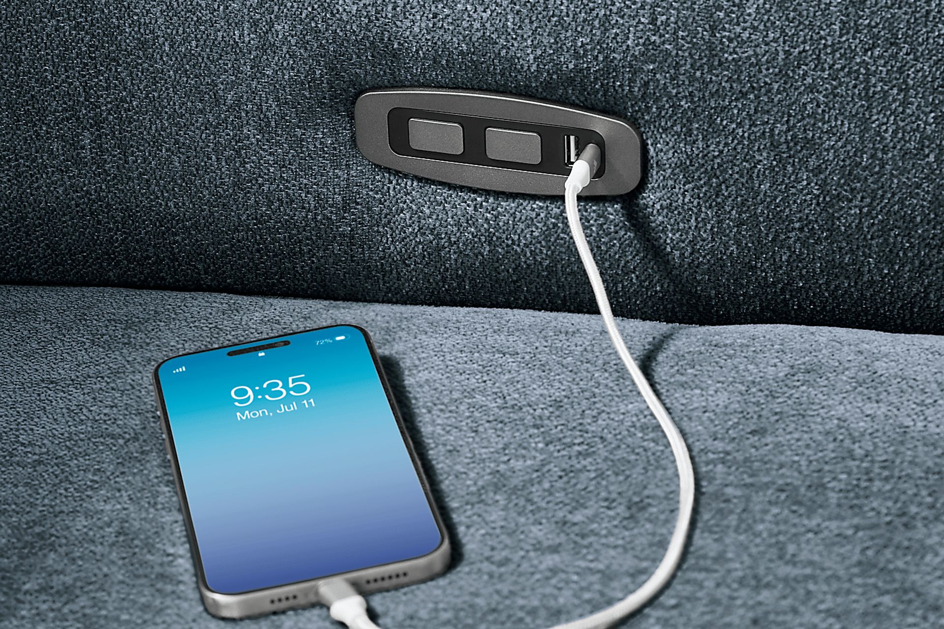 Tremont Indigo 4 Pc Power Reclining Sectional - Image 7