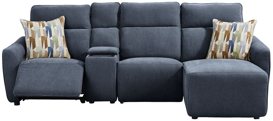 4 pc right arm power reclining sectional