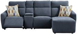 4 pc right arm power reclining sectional
