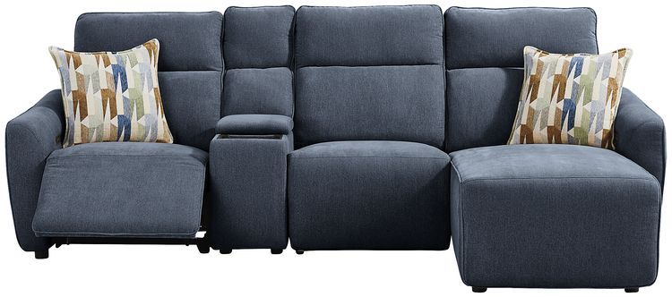 4 pc right arm power reclining sectional