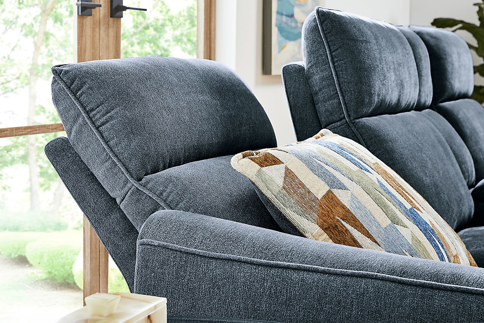 Tremont Indigo 7 Pc Power Reclining Sectional Living Room - Image 16
