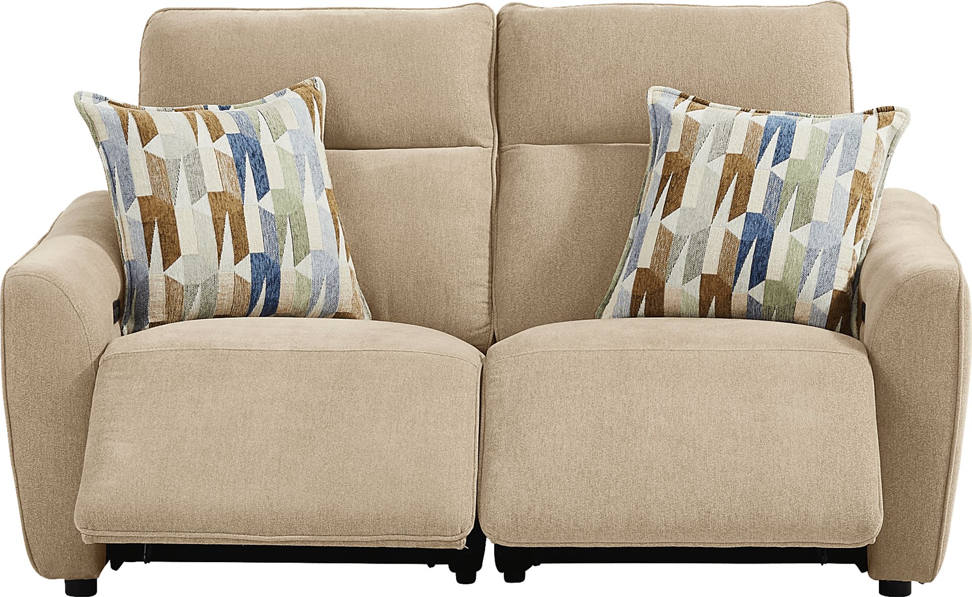 Tremont Sand 2 Pc Power Reclining Loveseat - Image 1
