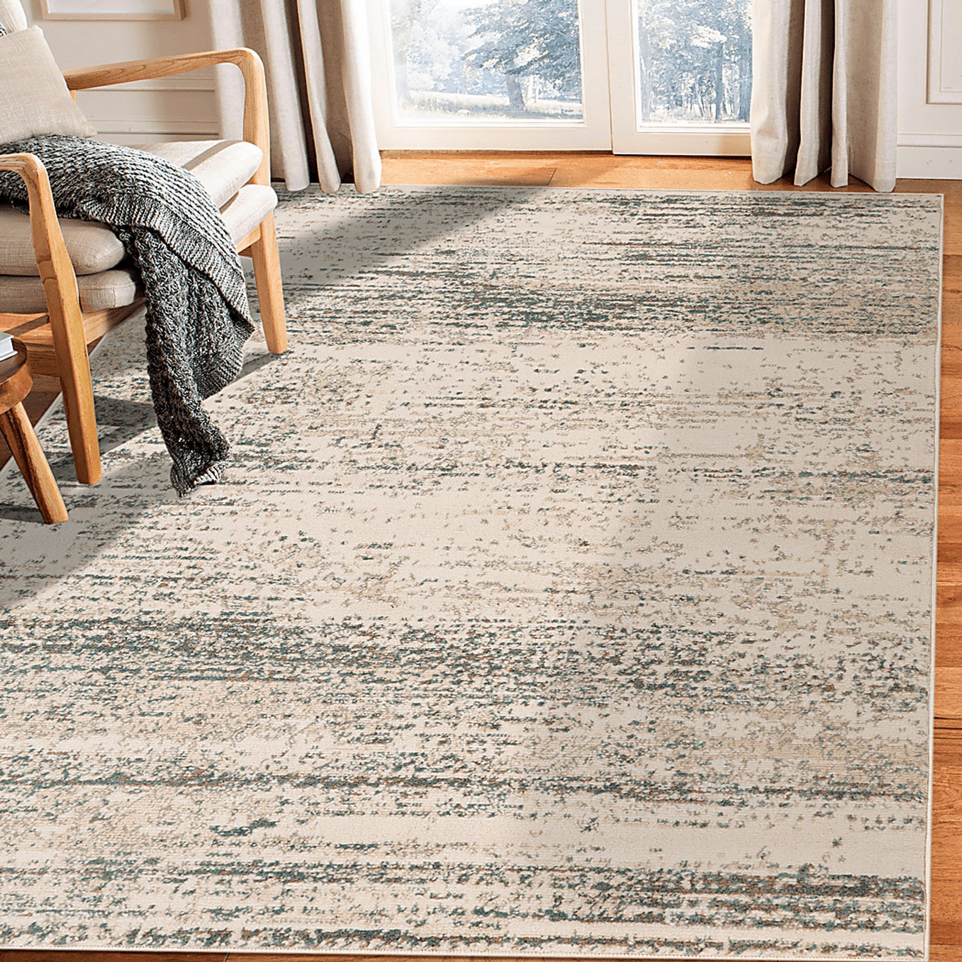 Trenbury Ivory 5'3 x 7'6 Rug - Image 2