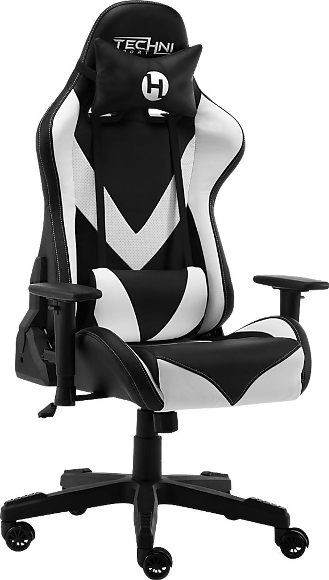 Trendiac White/Black PC Gaming Chair