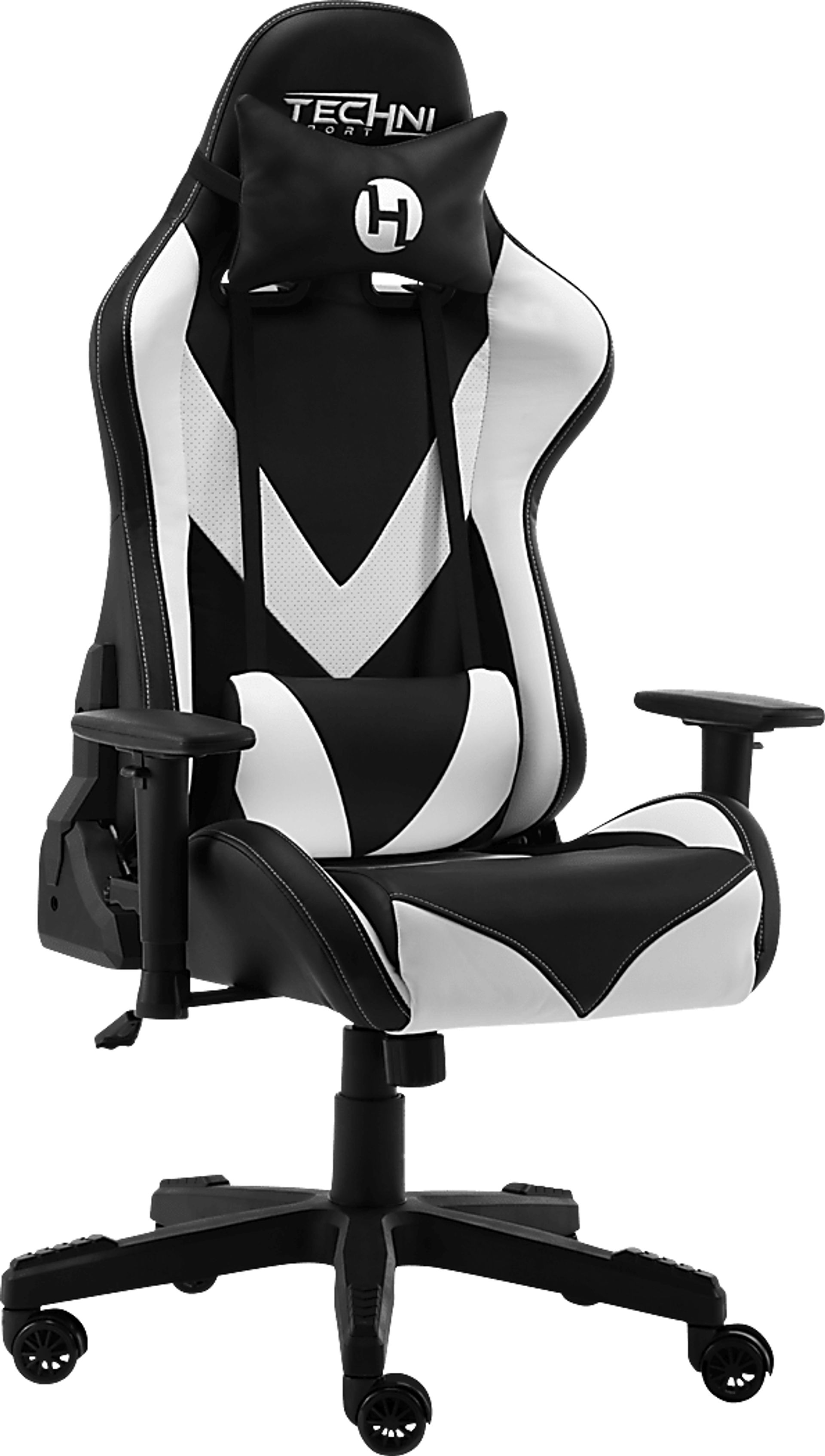 Trendiac White/Black PC Gaming Chair - Image 1