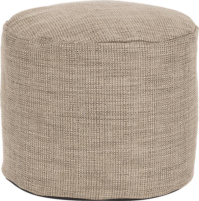 Trendwood Beige Pouf - Thumbnail - Image 1