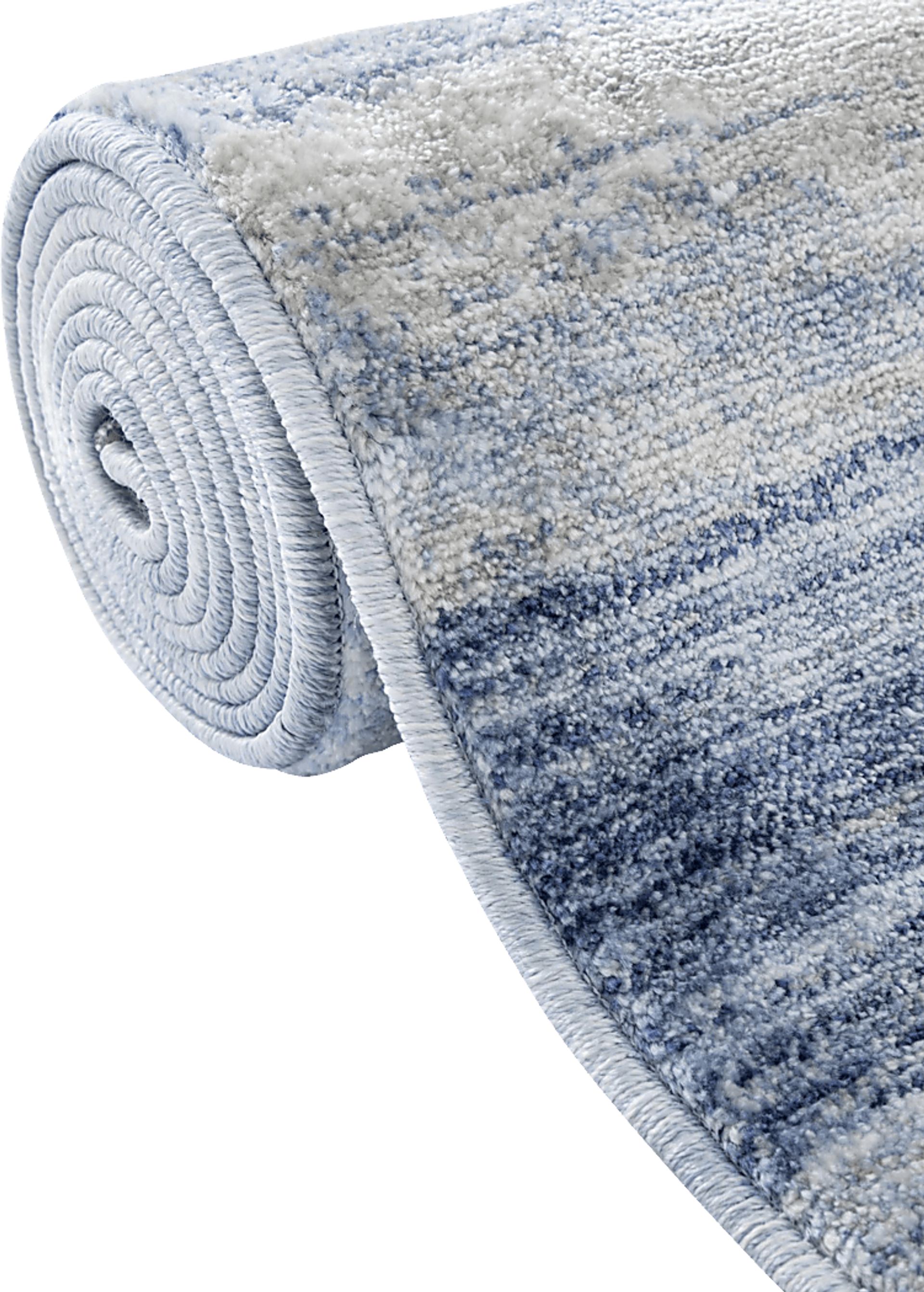 Trenfell Blue 2' x 6'1 Runner Rug - Image 4