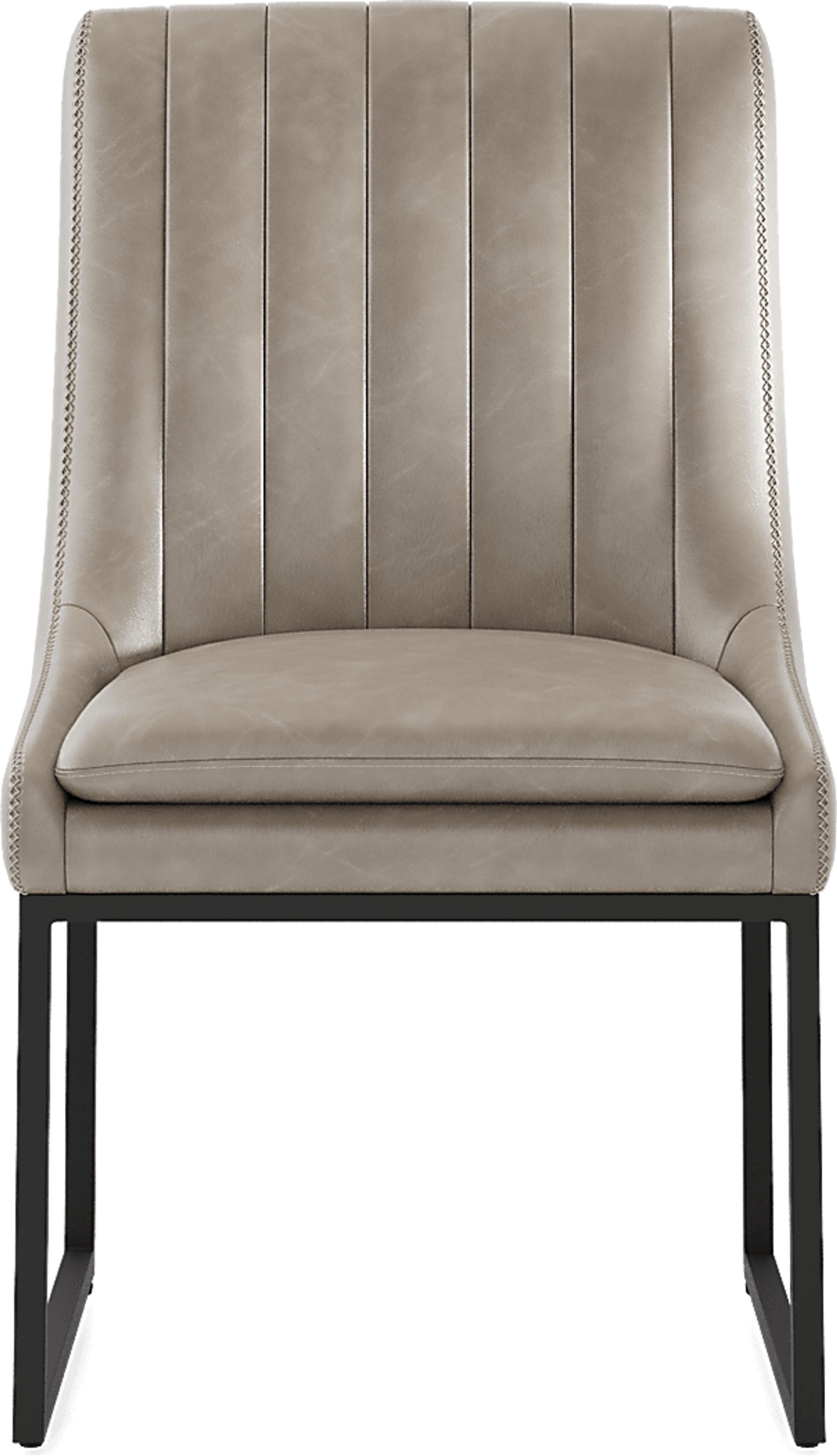 Grand Falls Brown 5 Pc Dining Room with Trenton Silver Side Chairs - Image 6