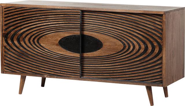 Trenville Brown Credenza - Thumbnail - Image 3