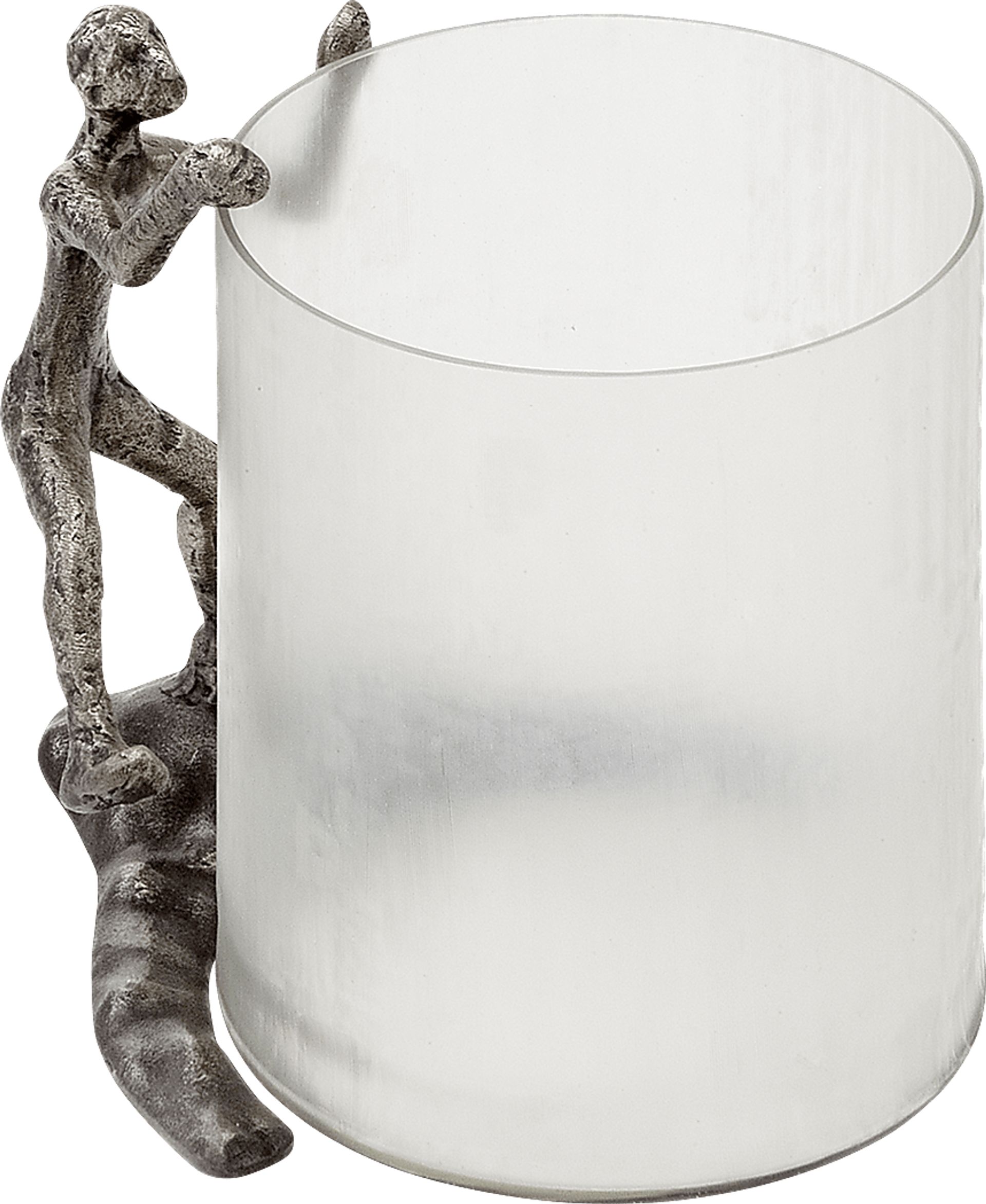 Trepador Silver Hurricane Candle Holder - Image 1