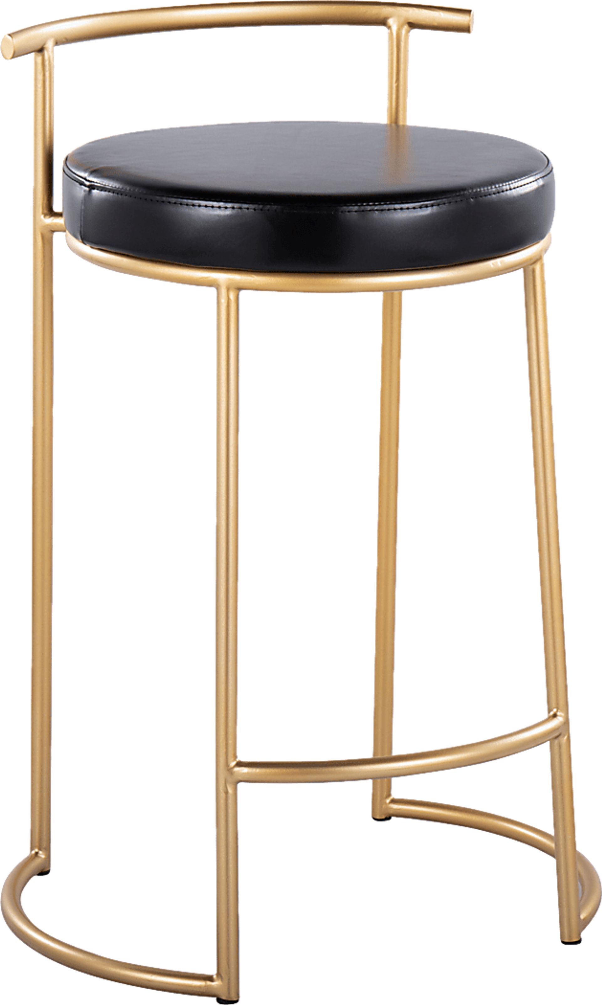 Trepassey I Black Counter Height Stool, Set of 2 - Image 4