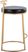 Trepassey I Black Counter Height Stool, Set of 2
