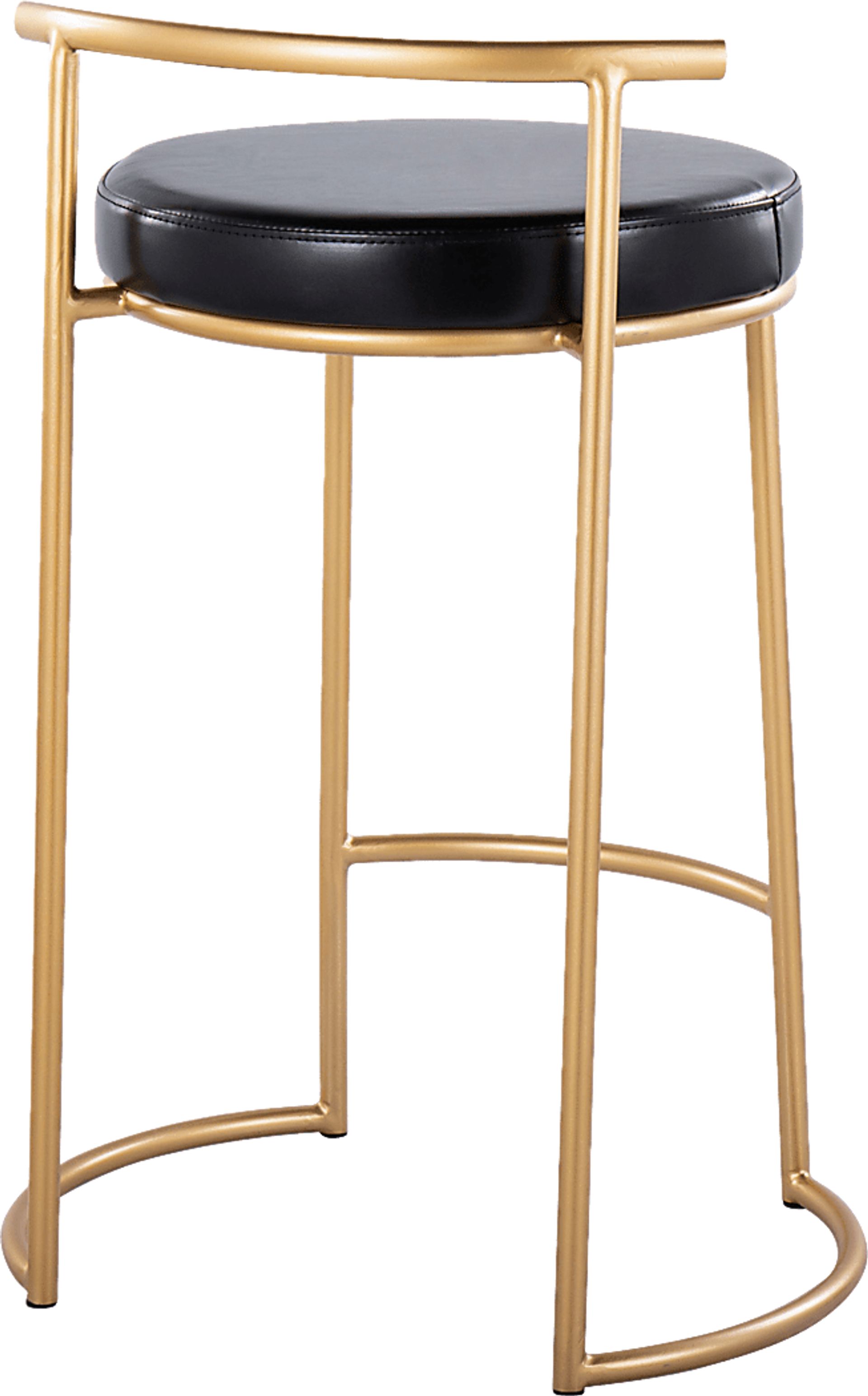 Trepassey I Black Counter Height Stool, Set of 2 - Image 8