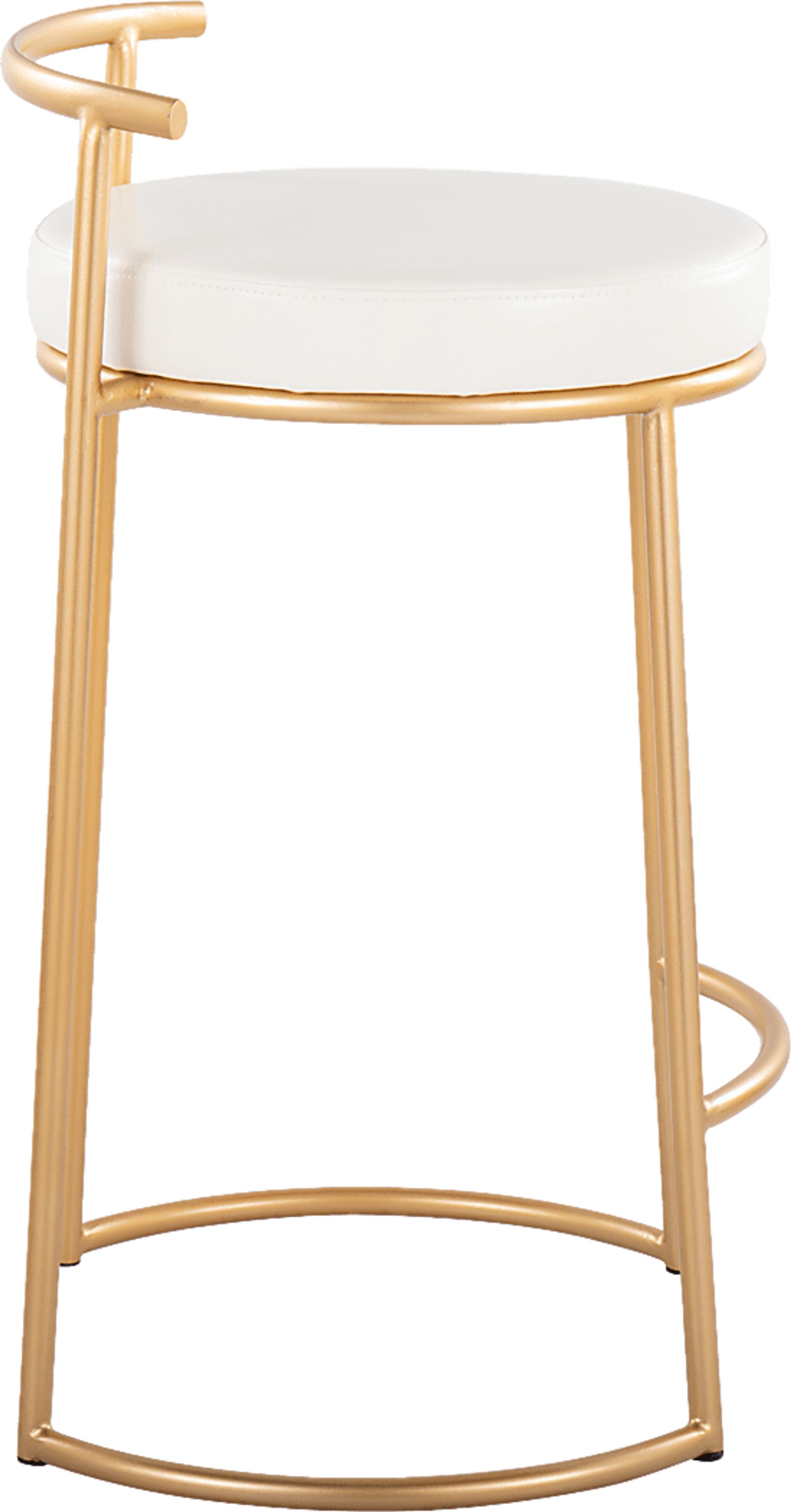 Trepassey I White Counter Height Stool, Set of 2 - Image 4