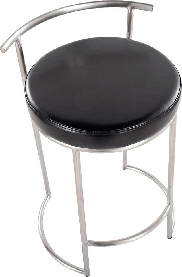 Trepassey II Black Counter Height Stool, Set of 2 - Thumbnail - Image 4
