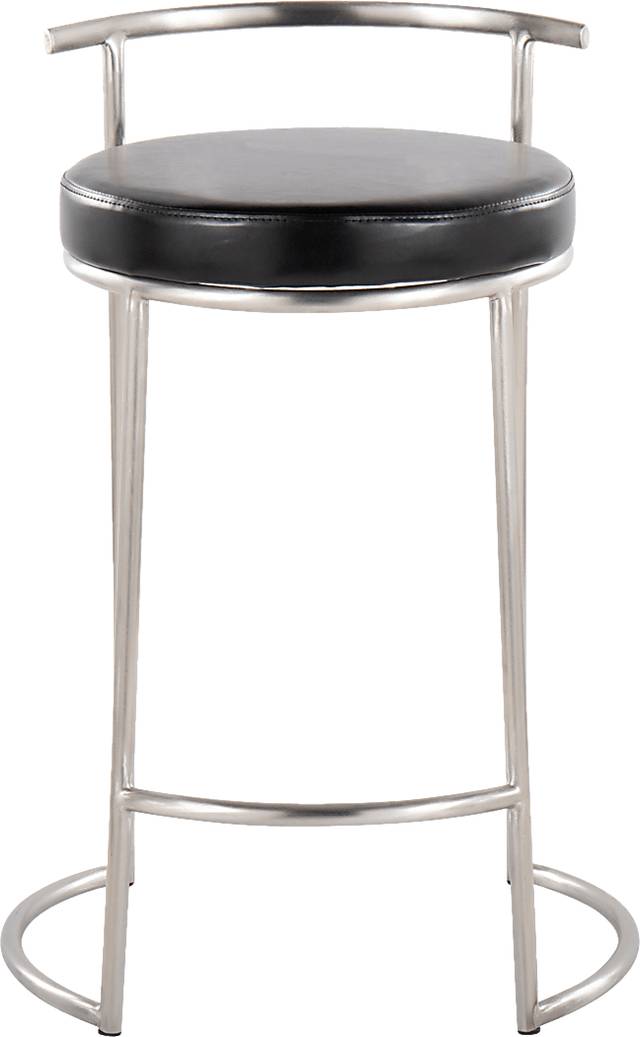 Trepassey II Black Counter Height Stool, Set of 2 - Thumbnail - Image 6