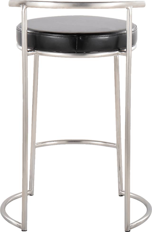 Trepassey II Black Counter Height Stool, Set of 2 - Thumbnail - Image 7