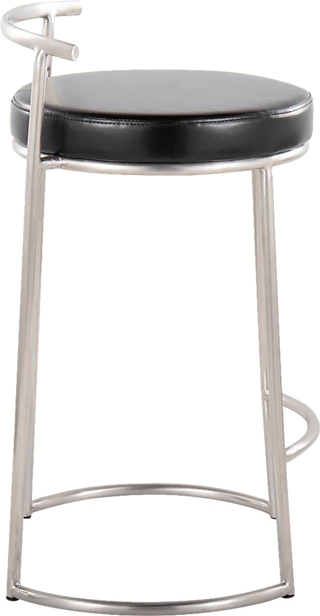 Trepassey II Black Counter Height Stool, Set of 2 - Thumbnail - Image 9