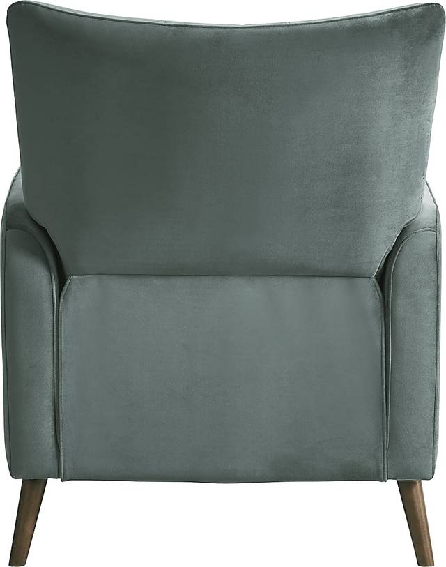 Tressa Lane Microfiber Charcoal Gray Pushback Recliner - Thumbnail - Image 2