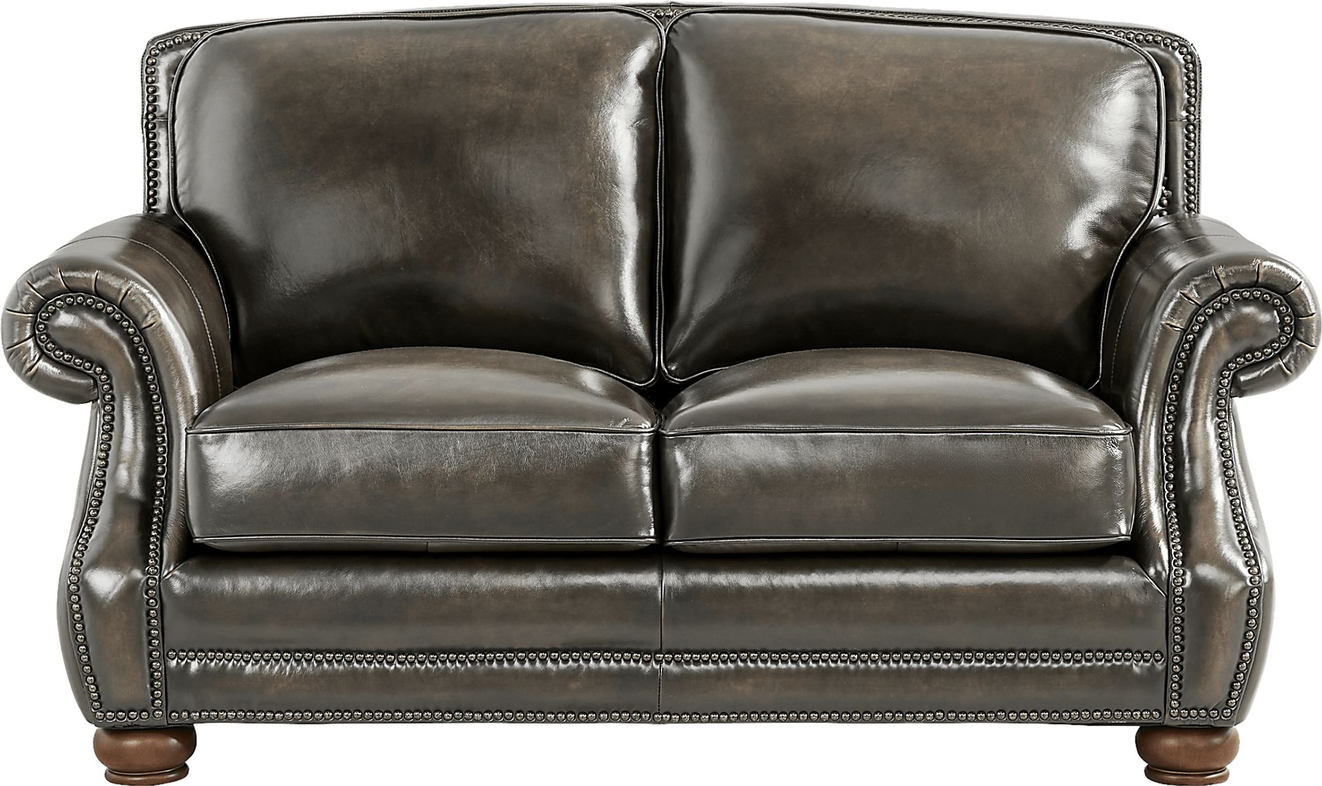Trevaro Gray Leather 2 Pc Living Room - Image 8