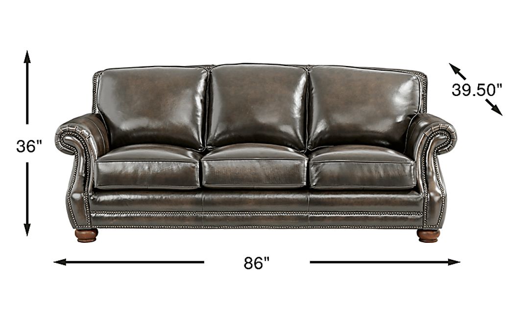 Trevaro Leather Sofa