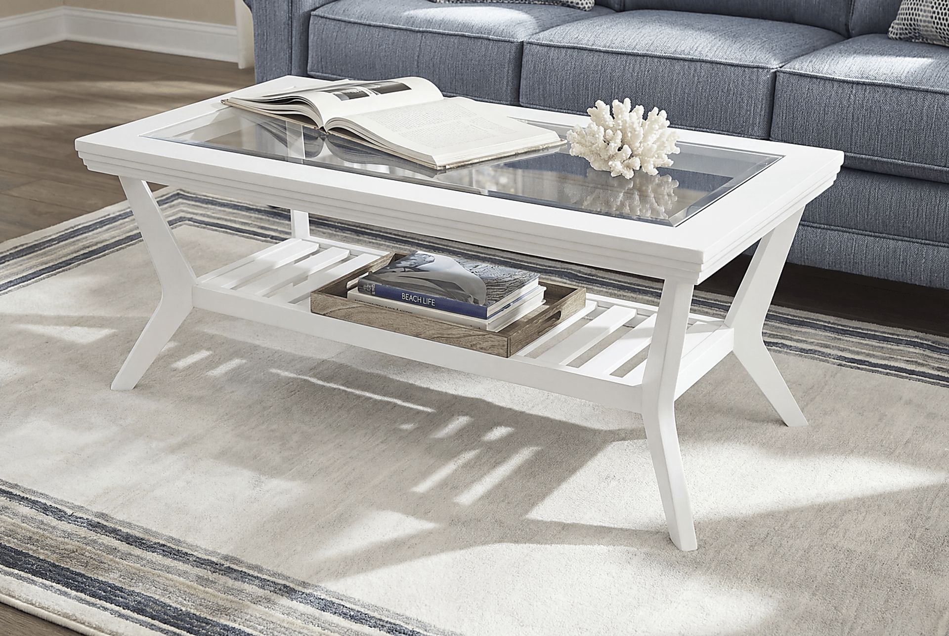 Trevi White Cocktail Table - Image 3
