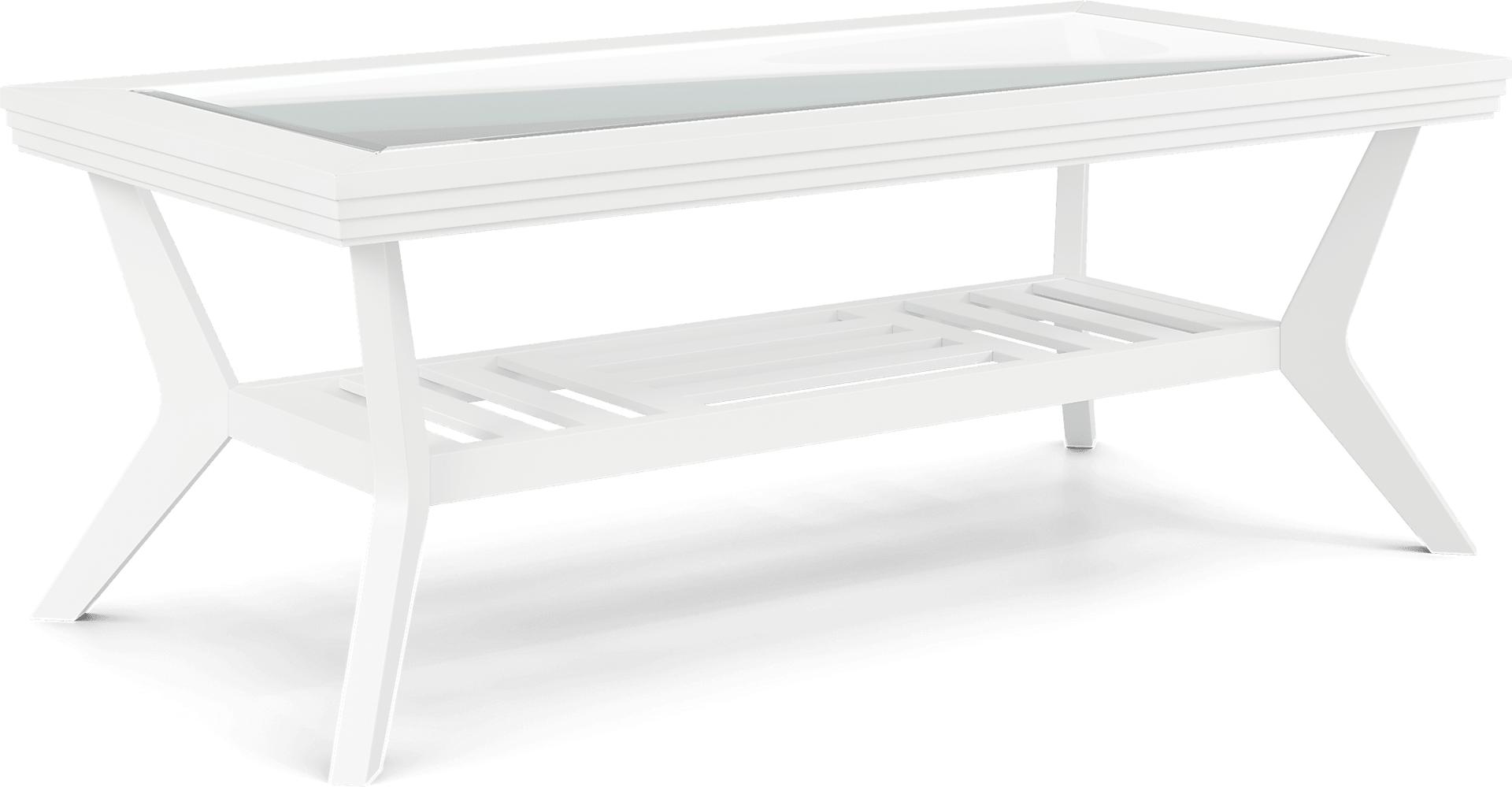 Trevi White Cocktail Table