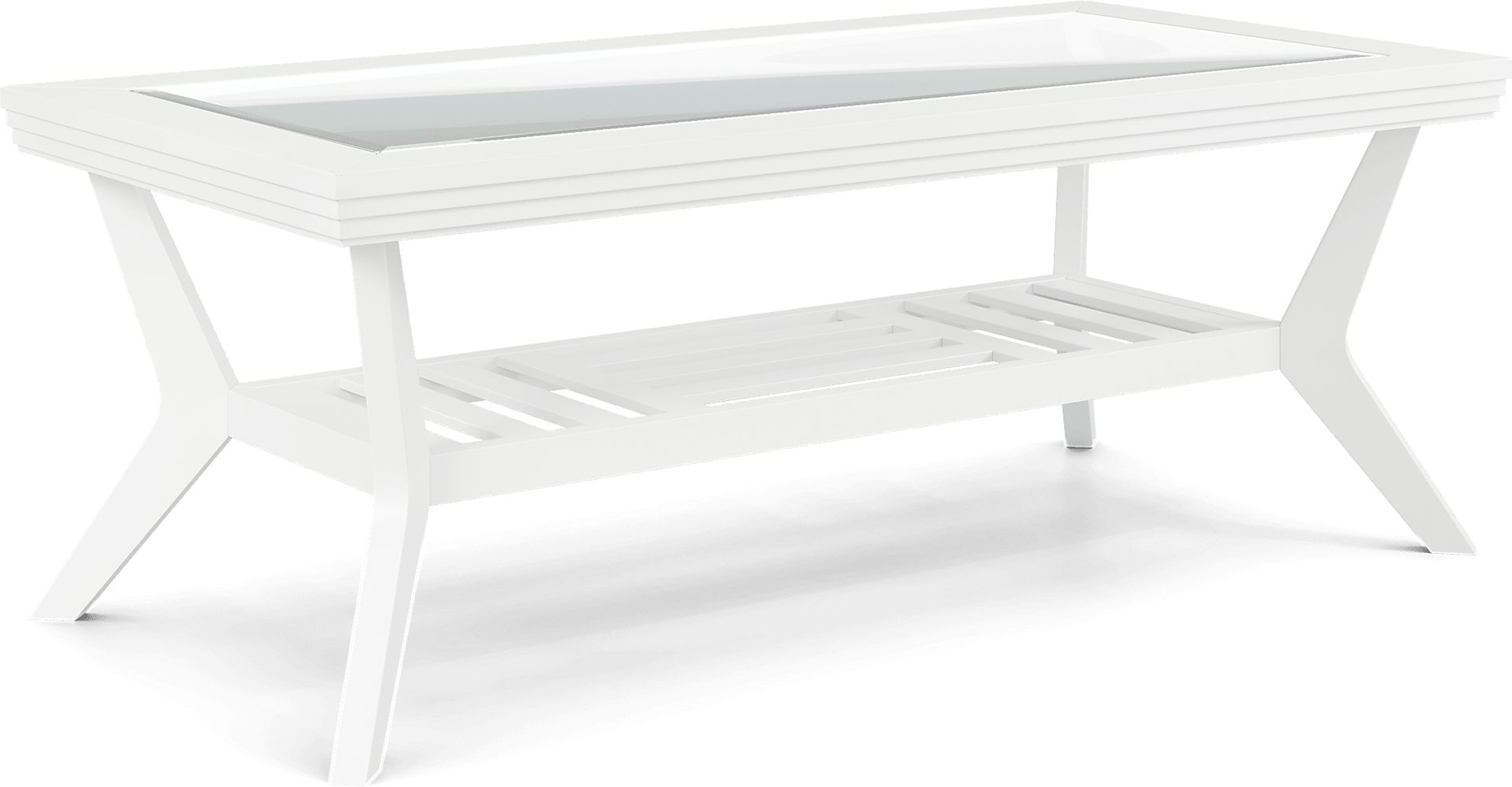 Trevi White Cocktail Table - Image 1