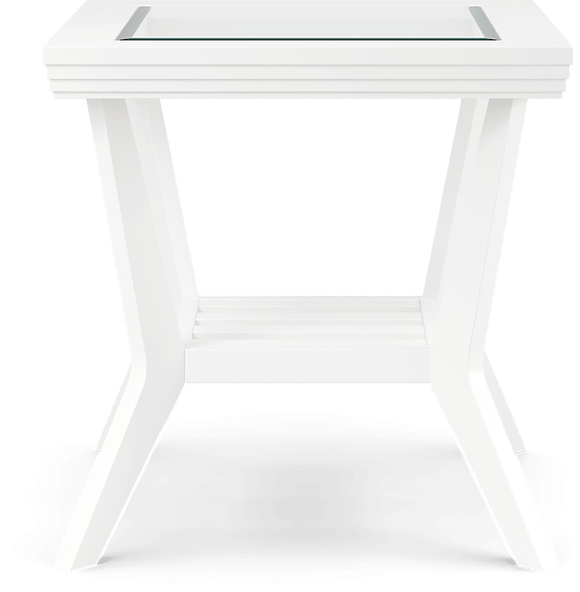 Trevi White End Table - Image 2