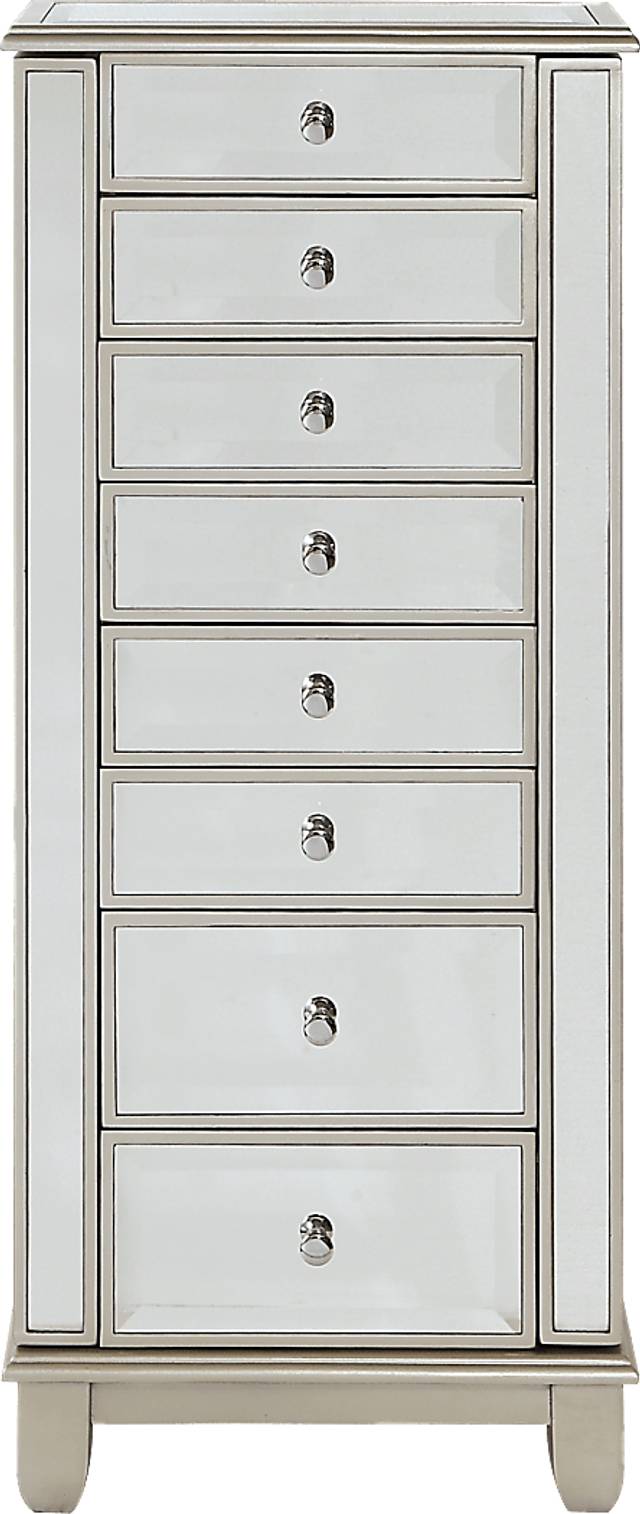Trevina Champagne Jewelry Armoire - Thumbnail - Image 1
