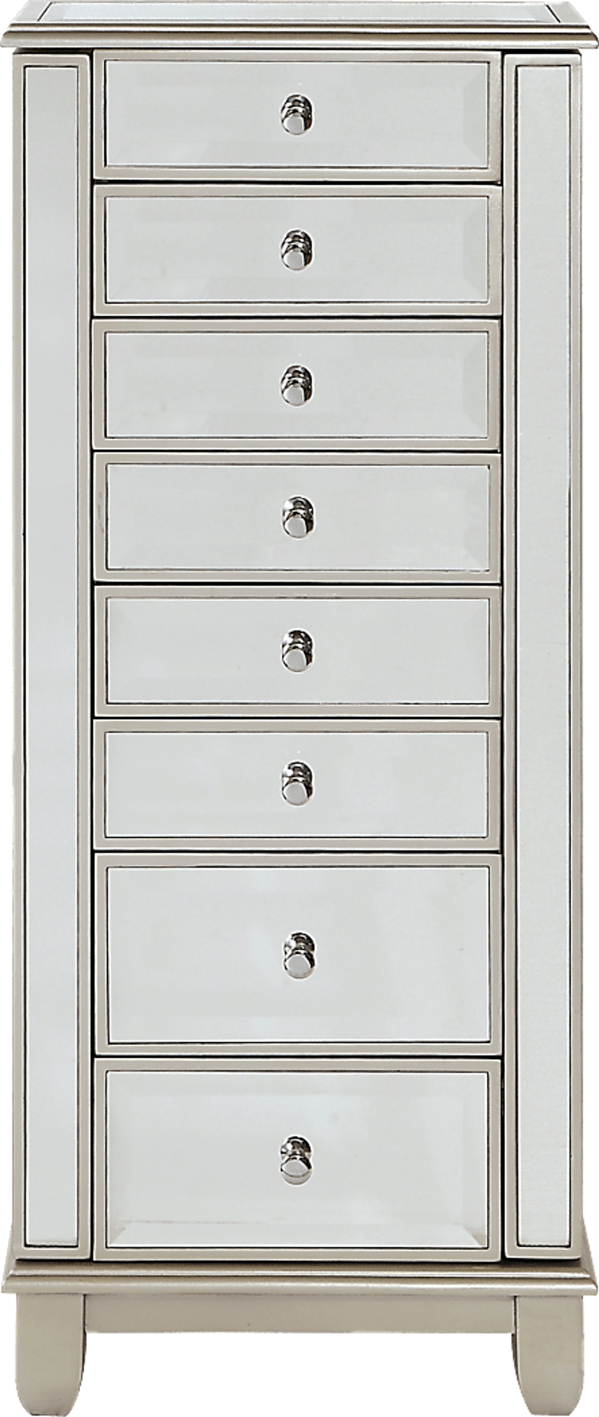 Trevina Champagne Jewelry Armoire - Image 1