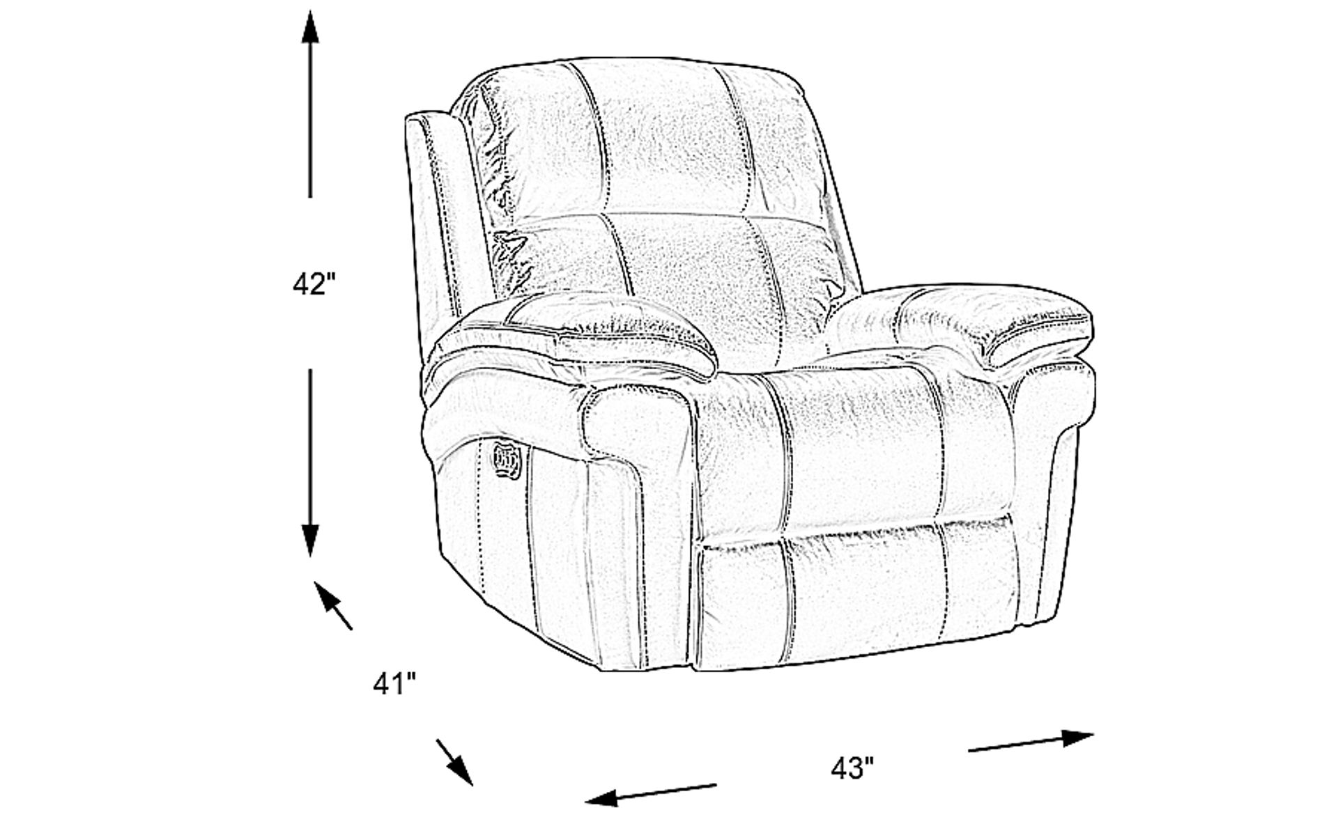 Dimension Image. Please refer to the Dimension Tab on this page for dimension details.