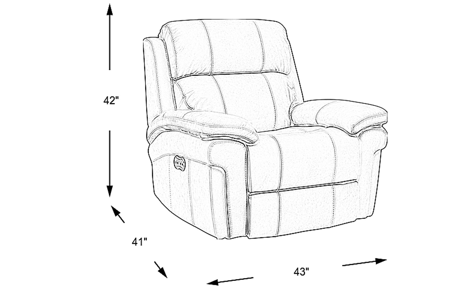 Dimension Image. Please refer to the Dimension Tab on this page for dimension details.