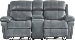 dual power reclining console loveseat