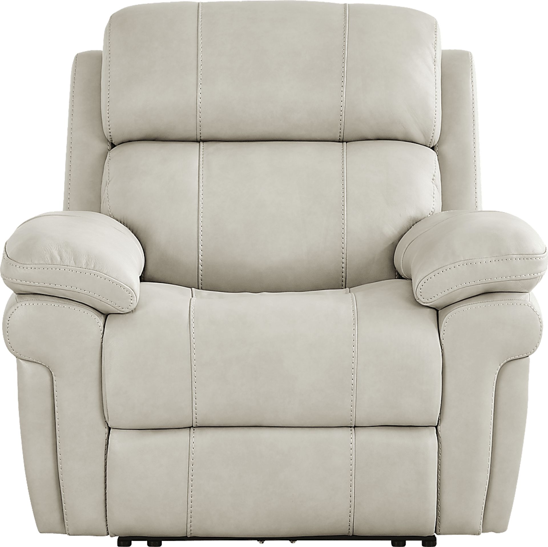 Trevino Lane Gray Leather 8 Pc Dual Power Reclining Living Room with Reclining Sofa - Image 10