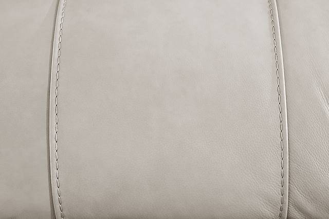 Trevino Lane Gray Leather Dual Power Reclining Loveseat - Thumbnail - Image 3