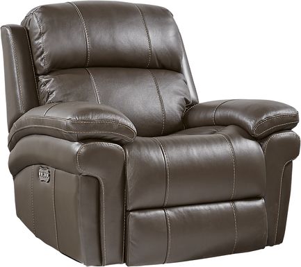 Trevino Place Leather Dual Power Recliner