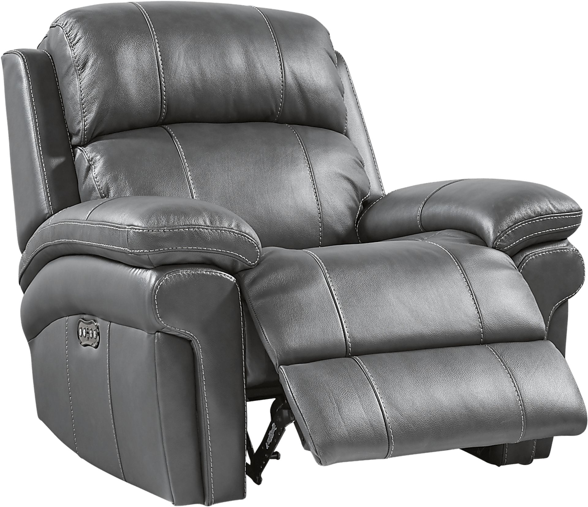 Trevino Place 3 Pc Smoke Gray Leather Living Room Set With Trevino Place 3 Pc Smoke Gray Leather Living Room Set With