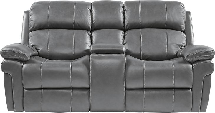 Trevino Place Leather Dual Power Reclining Loveseat