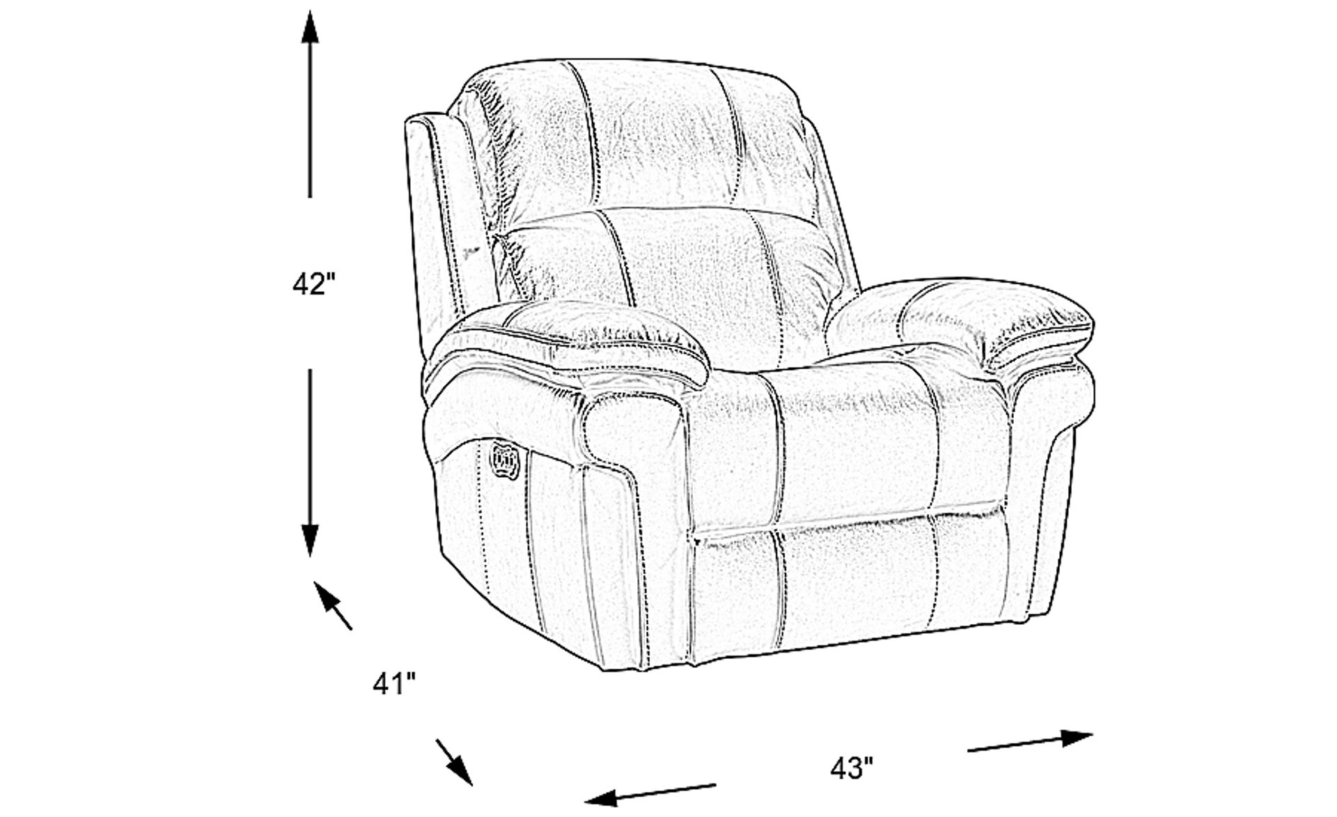 Dimension Image. Please refer to the Dimension Tab on this page for dimension details.