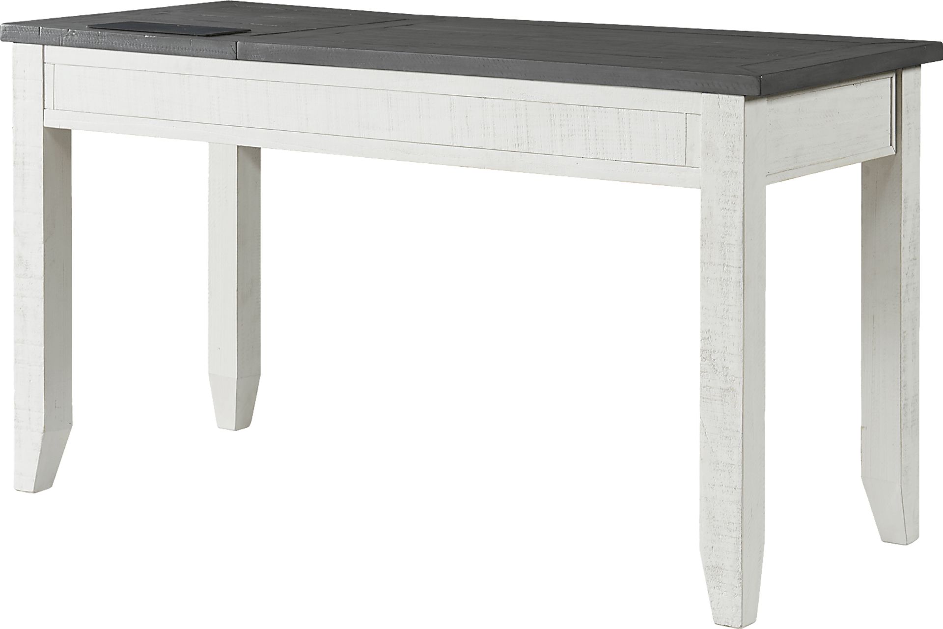 Trevose White Desk with Lift Top and Fingerprint Lock - Image 3