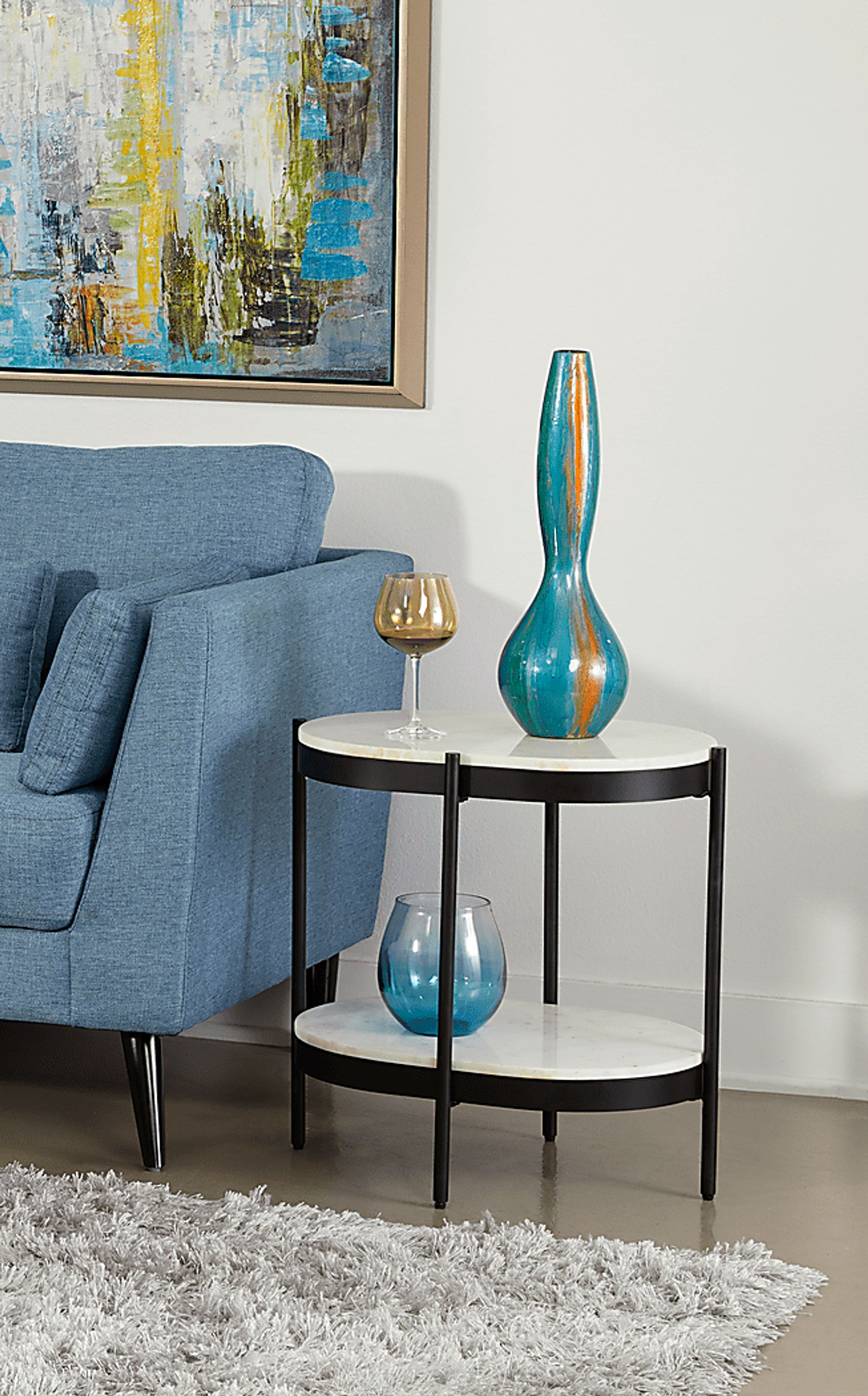 Treyburne White Accent Table - Image 2