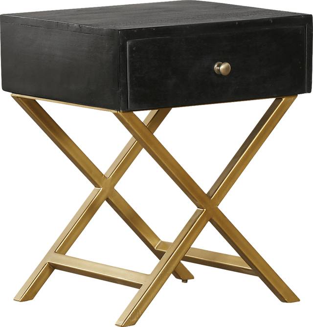 Treyford Black End Table - Thumbnail - Image 1